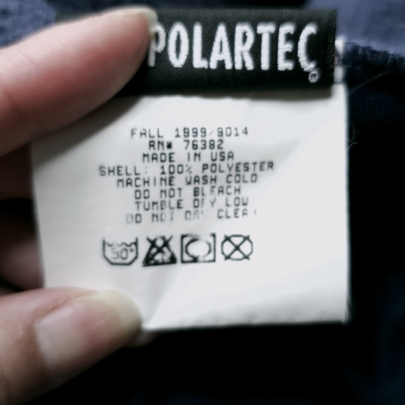 *** SOLD *** Vintage Timberland Marine Blue Full Zip Fleece Jacket - Picture 11 of 13